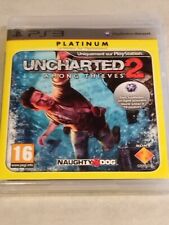 Uncharted 2 Among Thieves Sony PS3 PLAYSTATION 3 Slim Platinum, usado comprar usado  Enviando para Brazil