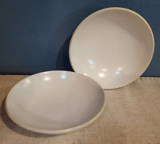 2 tigelas de sopa de cereais SASAKI Colorstone branco fosco 7,25" design Vignelli comprar usado  Enviando para Brazil