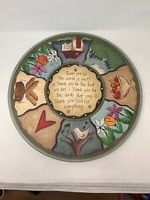 DEMDACO Family Values Lazy Susan Serving Platter "Thank You God" for sale  Shipping to South Africa