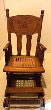 seat chair cane oak for sale  Junction City