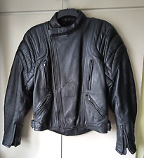 Black leather retro for sale  LEICESTER