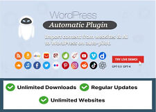 Wordpress automatic plugin d'occasion  Expédié en Belgium
