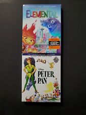 ELEMENTAL, PETER PAN BLU RAY + DVD COM CAPA SEM DIGITAL, LOTE D4, comprar usado  Enviando para Brazil