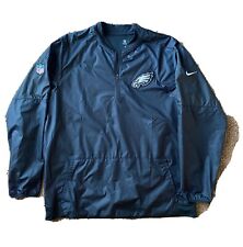 Nike Philadelphia Eagles Team Issue Pullover Jacket -Black Men’s XXL, used for sale  Shippensburg