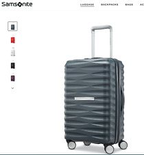 Samsonite 20"x11"x8" Voltage DLX large spinner SUITCASE carry on gray Luggage, used for sale  Shipping to South Africa