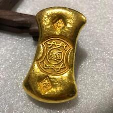 1 pieza de lingote de lingote de oro colección antigua china redondez colección antigua segunda mano  Embacar hacia Mexico