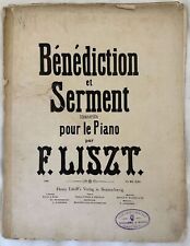 Franz liszt benedition usato  Foligno