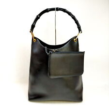 Gucci Hand Bag  Black Leather 1613758 til salgs  Frakt til Norway