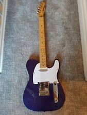 Used, FSR Squier Bullet Telecaster "Danish Pete Purple" Maple Neck Upgraded. for sale  BALLYMENA