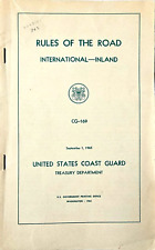 Usado, Rules Of The Road International Inland 1 de setembro de 1965 Guarda Costeira dos EUA - BOM comprar usado  Enviando para Brazil