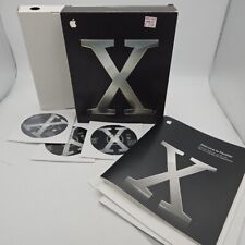 Used, Mac OS X Panther 10.3 Big Box Retail 3 Discs Manuals  for sale  Shipping to South Africa