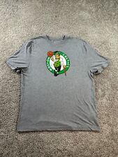 Camisa Boston Celtics para Hombre Extra Grande Gris Verde NBA Baloncesto Mangas Cortas segunda mano  Embacar hacia Argentina