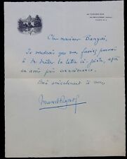 Marcel pagnol autographe d'occasion  Coulans-sur-Gée