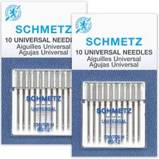 Used, Universal (Regular) Sewing Machine Needles/Schmetz, Assorted Sizes x 10 pack box for sale  Shipping to South Africa