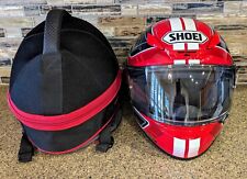 Shoei RF- 1200 Valkyrie Red and Black Motorcycle Helmet Large Full-face RST Bag for sale  Shipping to South Africa