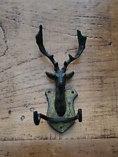 Brass stags head for sale  NEWARK
