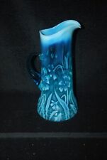 SCARCE VICTORIAN NORTHWOOD BLUE OPALESCENT DAFFODIL TANKARD PITCHER 1903, used for sale  Shipping to South Africa