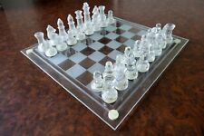 Scacchiera scacchi vetro usato  Savona