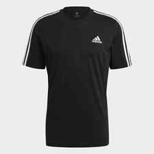 Usato, T-Shirt Uomo ADIDAS Essentials Maglietta Manica Corta Nero Black Logo GL3732 usato  Messina