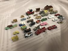Lote minúsculo de 36 micro carros clássicos tratores e vagões pintados à mão sem marca comprar usado  Enviando para Brazil