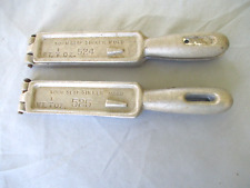 (2) C Palmer bullet slip sinker molds 524 525 Fishing weights 1/8 & 1/4 Oz for sale  Shipping to South Africa