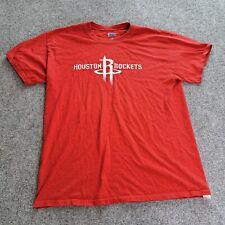  Houston Rockets T Shirt Red  Short Sleeve Basketball Adult Size Large for sale  Shipping to South Africa