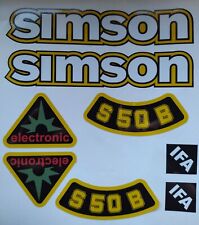 Stickers Aufkleber Naklejki Simson S50 B Electronic, używany na sprzedaż  PL