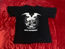 Camiseta de pesca Bass Pro Shops NRA masculina média grande quadrada rara, usado comprar usado  Enviando para Brazil