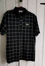 LACOSTE Sport Andy Roddick Tennis Performance Polo Shirt Black ~ 6 XL Excellent for sale  Shipping to South Africa
