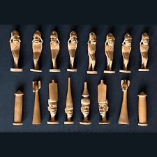 carved wood chess set for sale  BEXHILL-ON-SEA