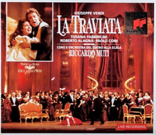 Verdi La Traviata RICCARDO MUTI Original 1993 Sony Classical 2CD BOX MINT for sale  Shipping to South Africa