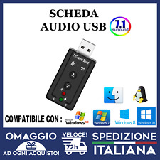 Scheda audio esterna usato  Italia