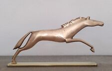Vintage Karl Hagenauer art deco jumping horse brass/bronze statue / figurine for sale  Shipping to South Africa