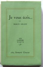 Marcel arland. écris d'occasion  Martigues