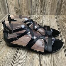 Abeo BIO System Kenneth Cole Stella sandals- black- Size 9 NARROW Ankle Zip Up for sale  Shipping to South Africa