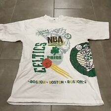 Camiseta Blanca De Colección Boston Celtics NBA XL Salem Ropa Deportiva Serigrafía Mancha segunda mano  Embacar hacia Argentina