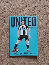 Newcastle united programme for sale  WHITLEY BAY
