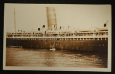 Pilot Leaving Steamer 1912 Postcard Steamship RPPC Ocean Liner Ship Geo Seeth for sale  Shipping to South Africa