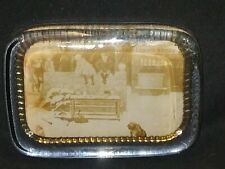 VINTAGE DEWAR'S WHISKY ADVERTISING GLASS PAPERWEIGHT THE LONDON SAND BLAST CO for sale  Shipping to South Africa