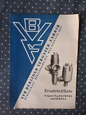 Ersatzteilliste 1959 vergaser gebraucht kaufen  Kranichfeld