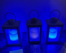 Home Reflections 3 mini lanternas de latão 12 velas de mudança de cor Natal comprar usado  Enviando para Brazil