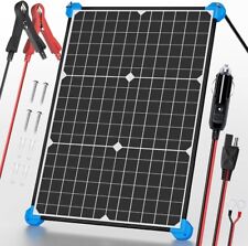 POWOXI 30W 12 Volt Solar Car Battery Trickle Charger Maintainer Waterproof Solar for sale  Shipping to South Africa