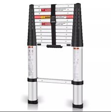 Yvan Telescoping Ladder,12.5 FT One Button Retraction Aluminum Telescopic Extens for sale  Shipping to South Africa