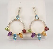 dangle earrings color for sale  Staten Island