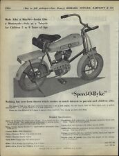 1933 PAPER AD Speed-O-Byke Bicicleta Infantil Reprodução Real de Motocicleta  comprar usado  Enviando para Brazil