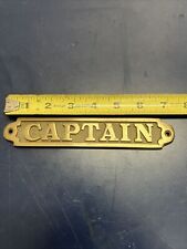 Nautical brass captain for sale  Hilton Head Island