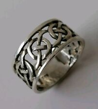 Celtic silver ring for sale  TELFORD