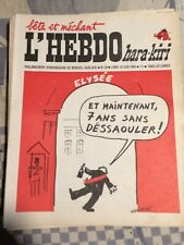 1969 1970 hebdo d'occasion  Beaucaire