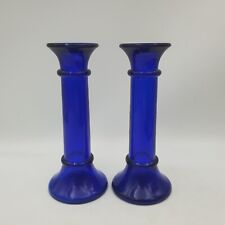 Cobalt blue candlestick for sale  Convoy