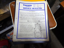 Triumph t140e service for sale  STONE